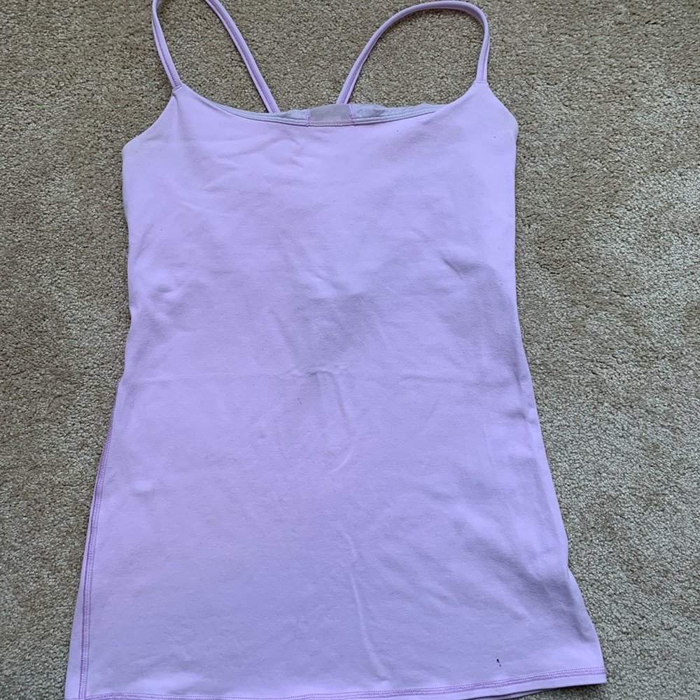 Lavender sz 8 built in bra lulu tank